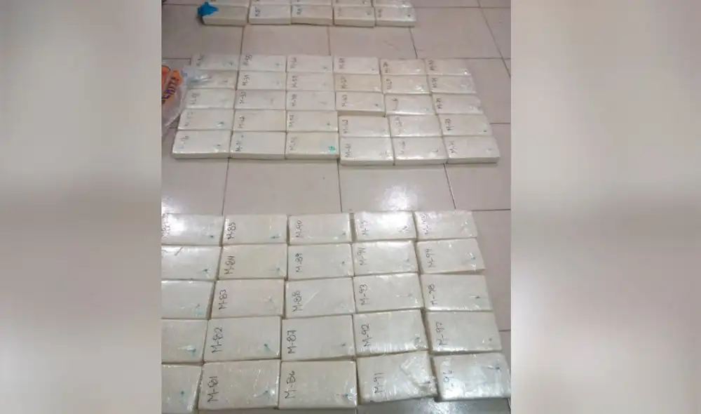 La droga se encontraba en paquetes, aparentemente listos para ser transportados. Foto: Ministerio Público. La droga se encontraba en paquetes, aparentemente listos para ser transportados. Foto: Ministerio Público.