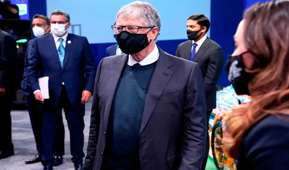 Bill Gates se refirió a la variante ómicron del coronavirus. Foto: AFP Bill Gates se refirió a la variante ómicron del coronavirus. Foto: AFP