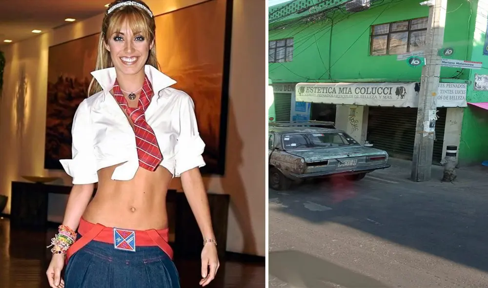 Anahí retuiteó la publicación de Twitter donde se mostraba la estética Mia Colucci. Foto: composición/Twitter/Instagram