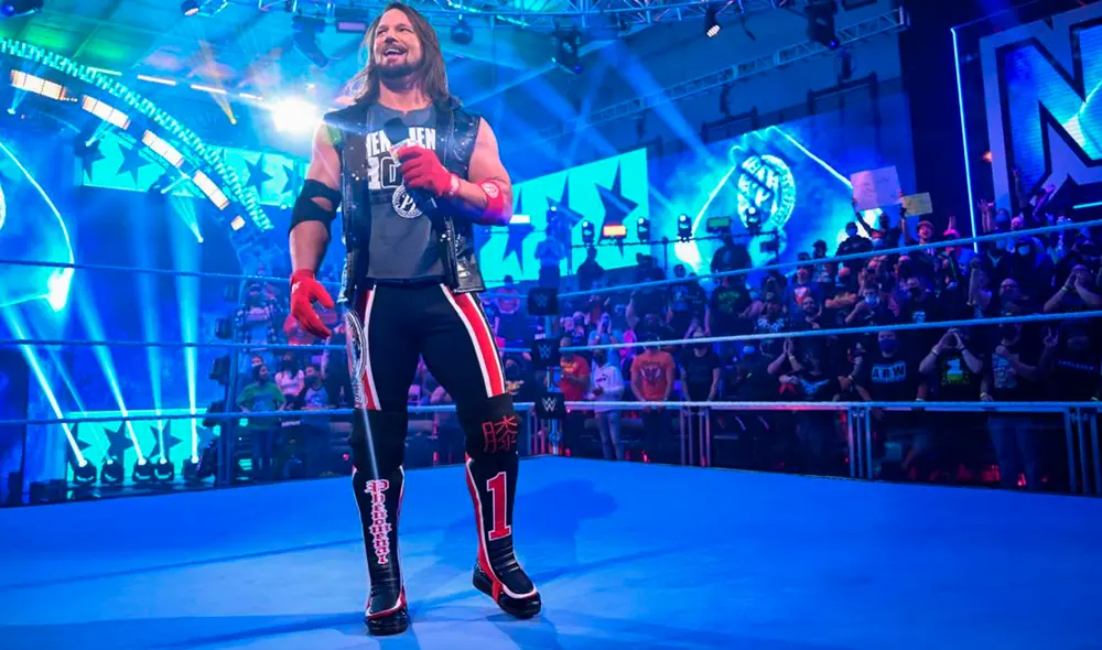 AJ Styles fichó por WWE en enero del 2016 procedente de NJPW. Foto: WWE AJ Styles fichó por WWE en enero del 2016 procedente de NJPW. Foto: WWE