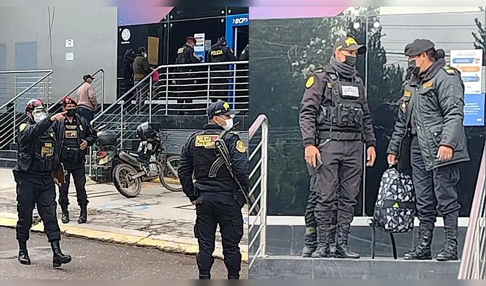 Los agentes verificaron que no había explosivos en el interior de la mochila. Foto: composición LR/Puno Digital TV Los agentes verificaron que no había explosivos en el interior de la mochila. Foto: composición LR/Puno Digital TV
