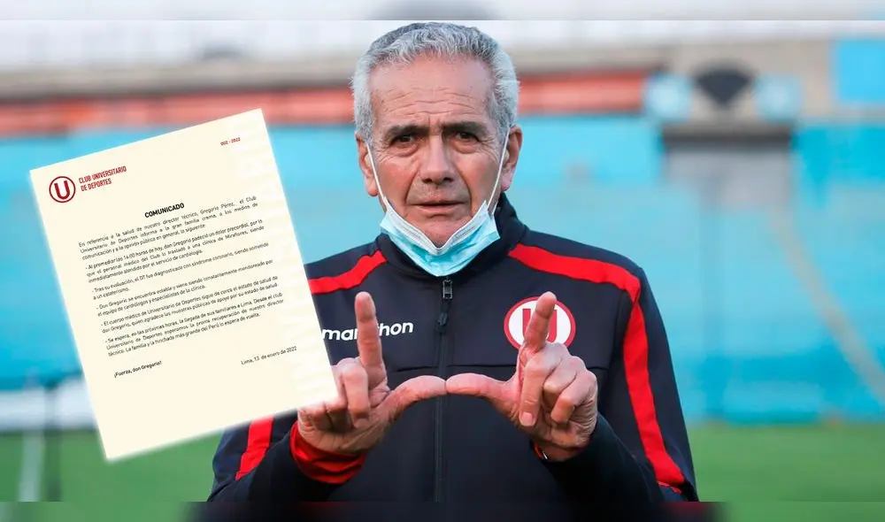 Gregorio Pérez regresó a Universitario en setiembre de 2021. Foto: Universitario