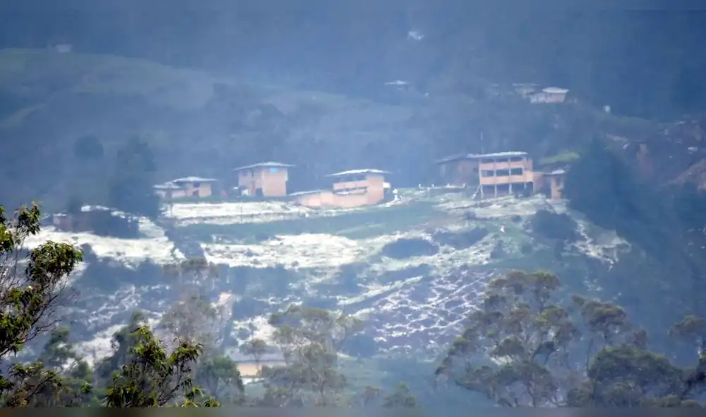 Granizada afectó cultivos y pastizales en las comunidades de Negropampa, Quinuamayo y Silleropáta Bajo en Chota. Foto: Soy Feria. Granizada afectó cultivos y pastizales en las comunidades de Negropampa, Quinuamayo y Silleropáta Bajo en Chota. Foto: Soy Feria.