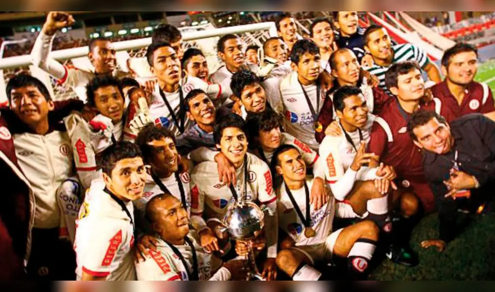 Celebración de la 'U' tras obtener la Copa Libertadores. Foto: Líbero Celebración de la 'U' tras obtener la Copa Libertadores. Foto: Líbero