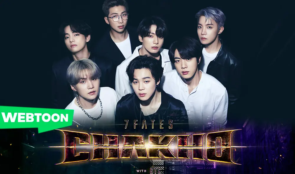 Ilustraciones inspiradas en BTS protagonizan 7Fates CHAKHO. Foto: Naver Webtoon