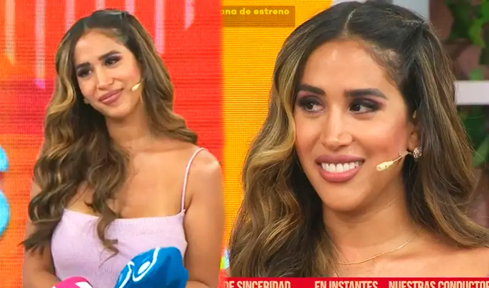 Melissa Paredes se despidió de Mujeres al mando. Foto: capturas América TV