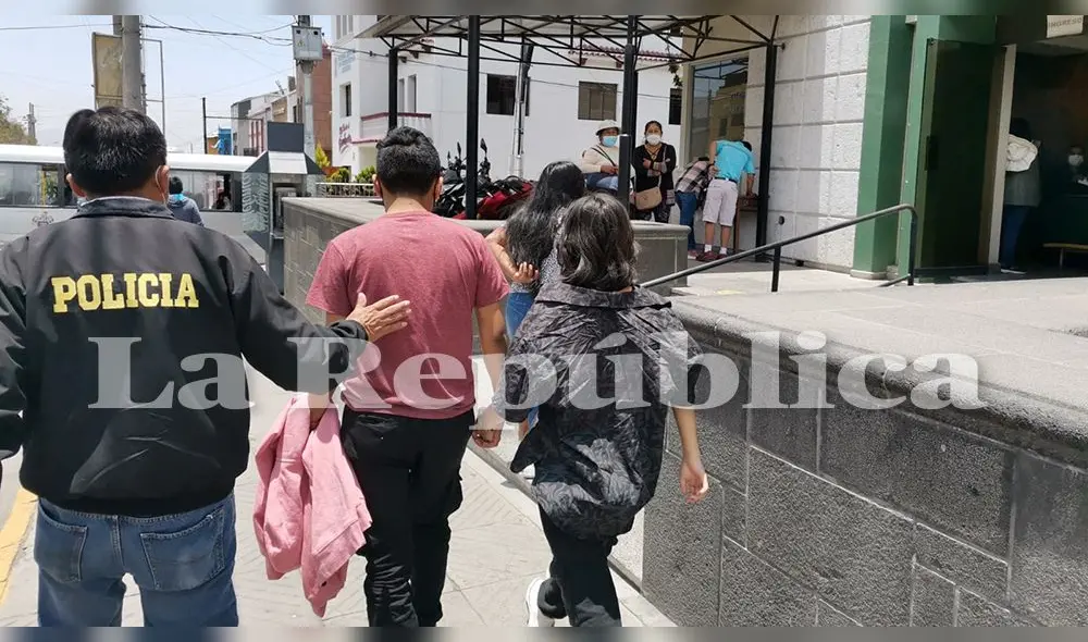 Menores fueron trasladados por la Policía a las instalaciones de la Divincri para continuar con las investigaciones. Foto: La República