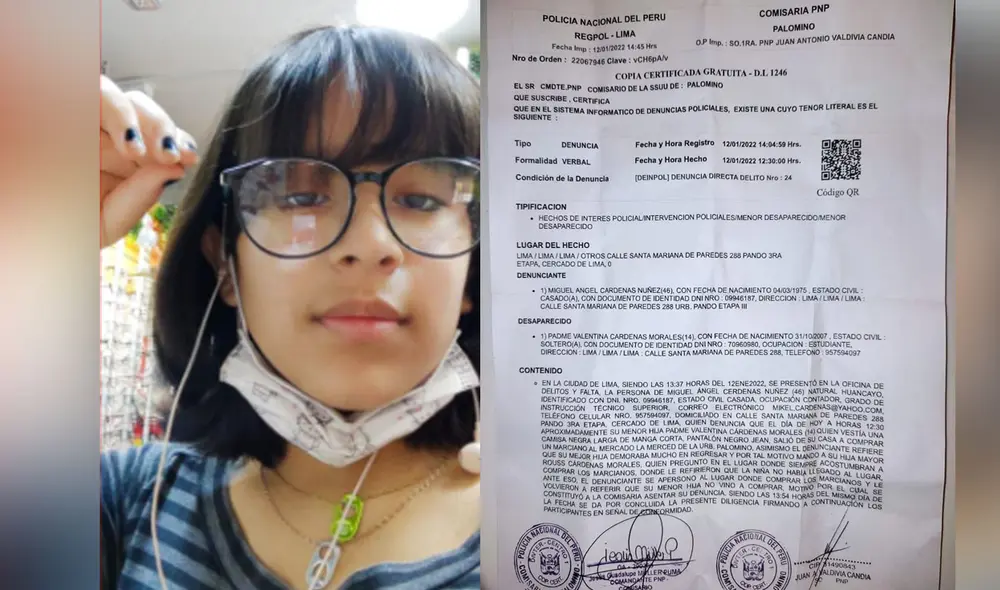 Menor de 14 años apareció en la ciudad de Arequipa. Foto: MIMP