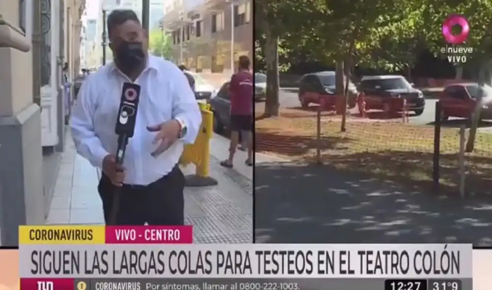Carlos Ferrara generó la atención de muchas personas en la Argentina, donde una histórica ola de calor se ha registrado esta semana. Foto y video: Canal 9 Carlos Ferrara generó la atención de muchas personas en la Argentina, donde una histórica ola de calor se ha registrado esta semana. Foto y video: Canal 9