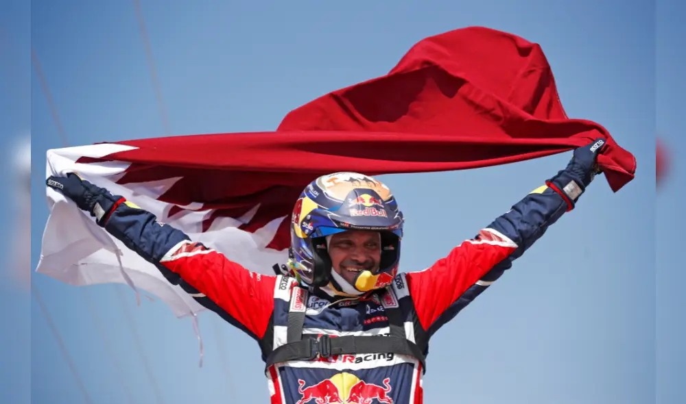 Nasser Al-Attiyah logró su cuarto título en el Dakar 2022. Foto: EFE Nasser Al-Attiyah logró su cuarto título en el Dakar 2022. Foto: EFE