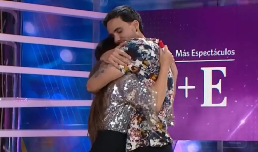 Jazmín Pinedo y Gino Assereto conversan sobre su vida sentimental en + Espectáculos. Foto: captura de América TV