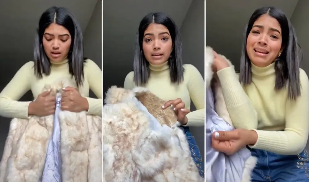 La joven tuvo el apoyo de miles de usuarios en las redes, quienes entendieron que ella había comprado la prenda sin percatarse de qué estaba hecha. Foto: captura de TikTok