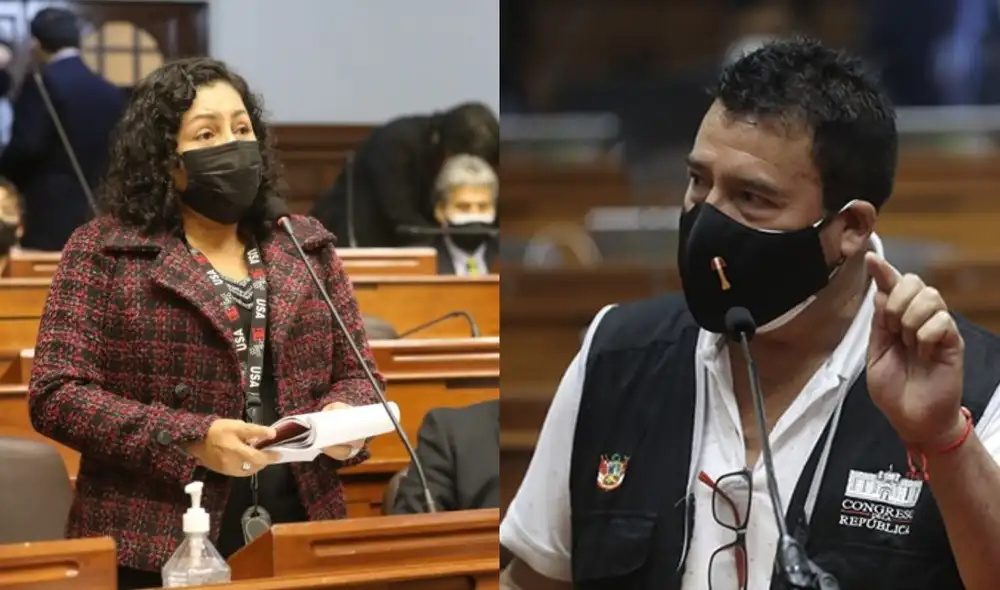 La congresista Karol Paredes señaló que la Comisión de Ética ya viene evaluando el caso del congresista Edwin Martínez. Foto: composición/ Congreso. La congresista Karol Paredes señaló que la Comisión de Ética ya viene evaluando el caso del congresista Edwin Martínez. Foto: composición/ Congreso.