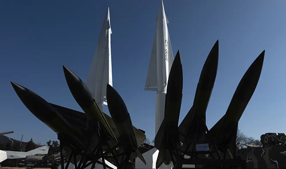 Es el segundo lanzamiento norcoreano conocido desde un tren. El primero fue realizado en septiembre de 2021. Foto: EFE