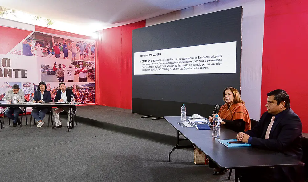 El dato. Keiko Fujimori, su entorno y sus aliados electorales desplegaron campaña para invalidar las elecciones. Deberían pedir perdón por montar esa farsa. Foto: difusión