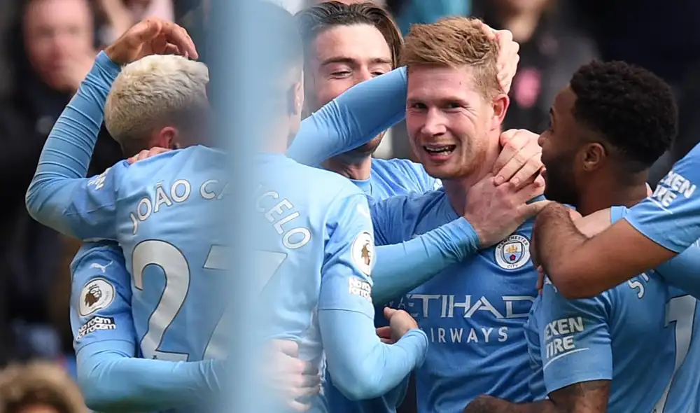 Manchester City marcha en el primer lugar de la Premier League. Foto: AFP Manchester City marcha en el primer lugar de la Premier League. Foto: AFP