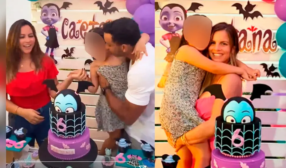 Said Palao, Aleska Zambrano y Alejandra Baigorria se mostraron al lado de la pequeña. Foto: Instagram