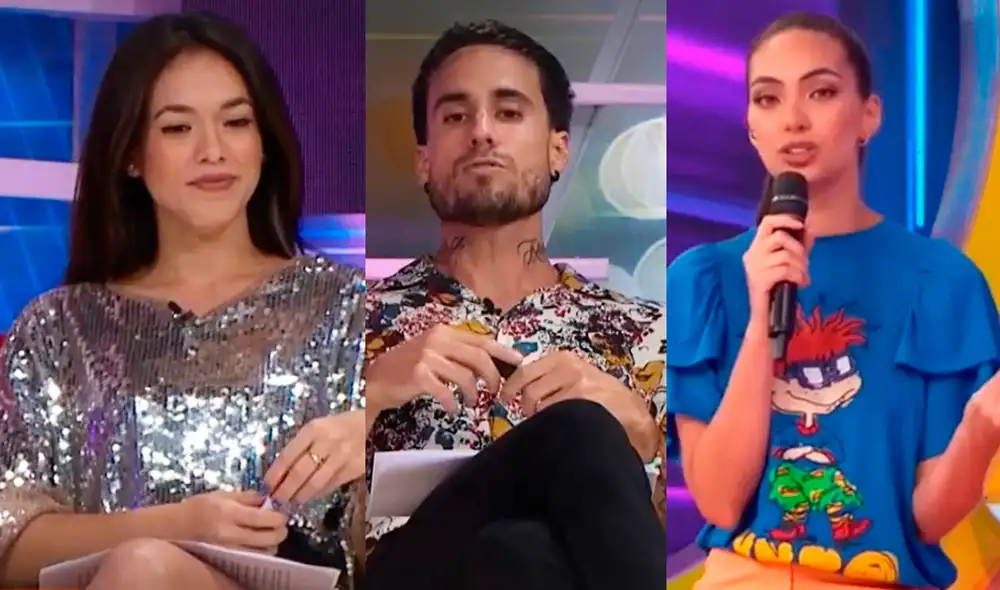 Jazmín Pinedo y Gino Assereto sorprendieron con sus declaraciones. Foto: capturas América TV