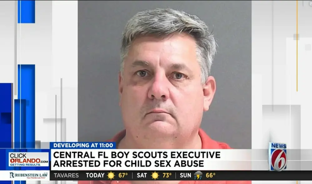 El directivo de 51 años fue arrestado y acusado de abuso sexual de menores en Estados Unidos. Foto: captura de News 6 WKMG El directivo de 51 años fue arrestado y acusado de abuso sexual de menores en Estados Unidos. Foto: captura de News 6 WKMG