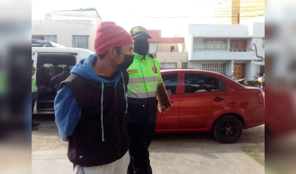 Detenido fue trasladado al complejo policial de San Andrés. Foto: difusión