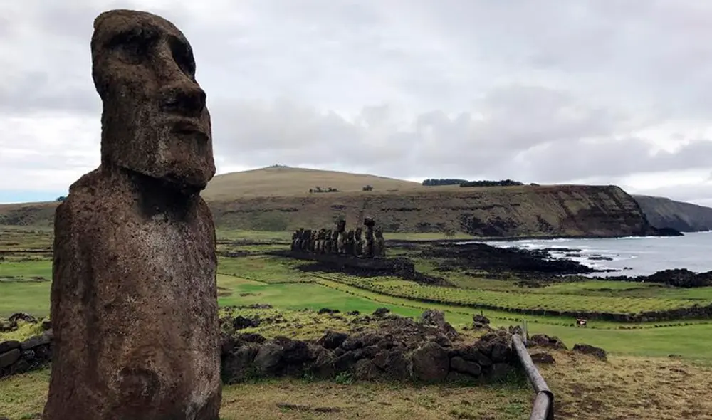 “Por precaución abandone zona de playa, por tsunami menor, en Isla de Pascua”, fue el mensaje de emergencia que llegó a todos los habitantes de la isla. Foto: EFE
