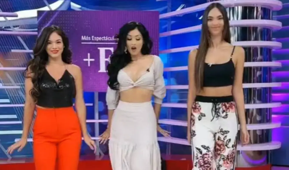 Jazmín Pinedo, Michelle Soifer y Natalie Vértiz conversaron sobre farándula en + Espectáculos. Foto: captura de América TV
