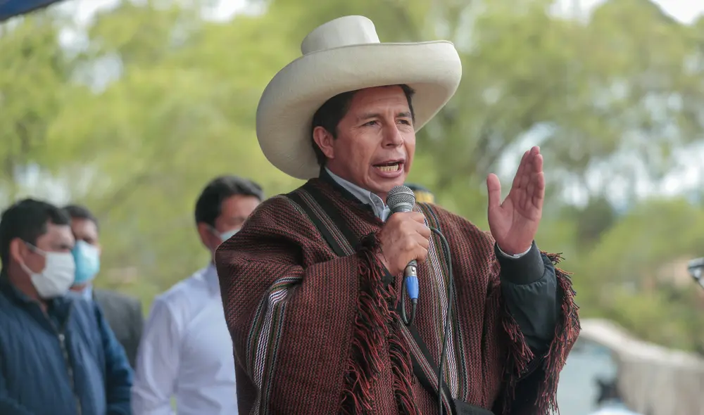 Pedro Castillo en Ica para el licenciamiento a Universidad Nacional San Luis Gonzaga de Ica. Foto: Presidencia