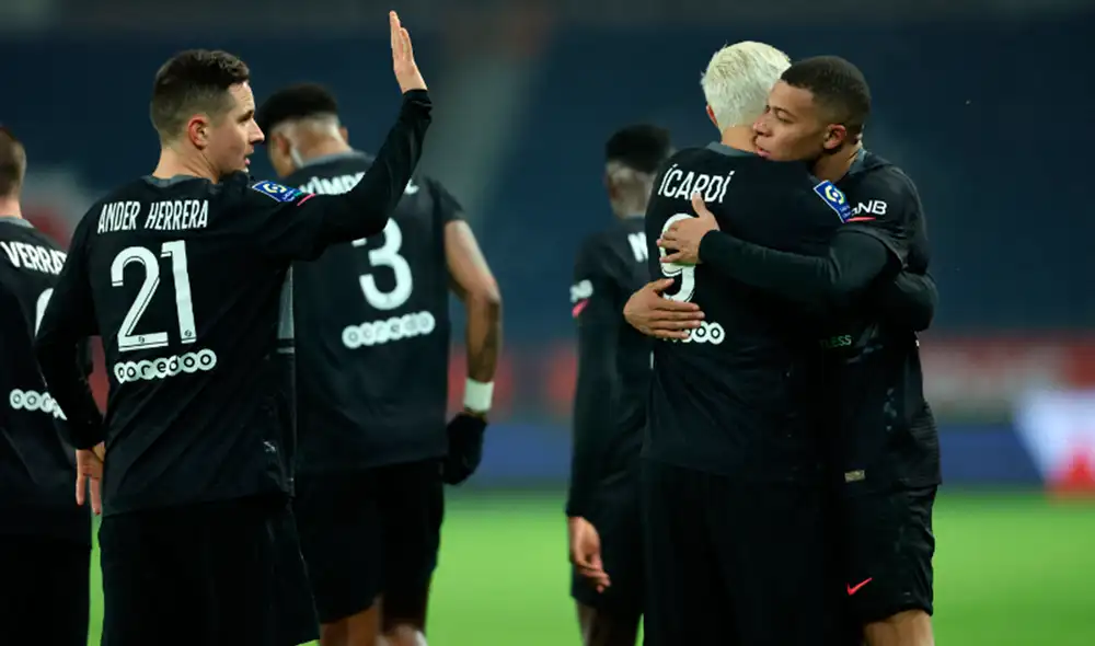 PSG supera al Brest por la Ligue 1 2021-22. Foto: AFP