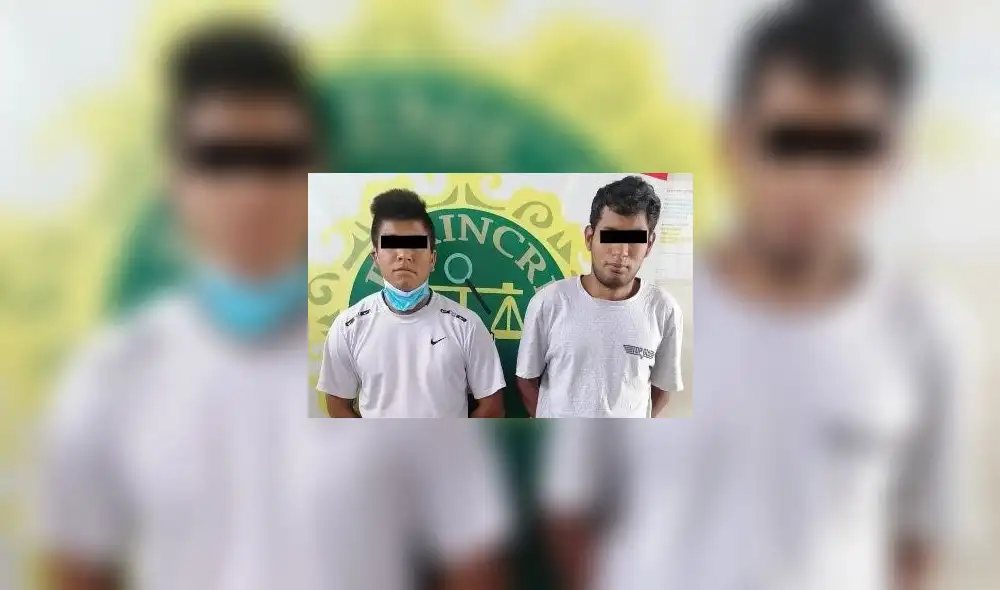 Fueron identificados como Carlos Humberto Micha Ahumada y José Efraín García Rodríguez. Foto: PNP