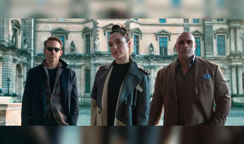 Las secuelas de Alerta Roja podrían seguir contando con Ryan Reynolds, Gal Gadot  y Dwayne Johnson. Foto: Netflix