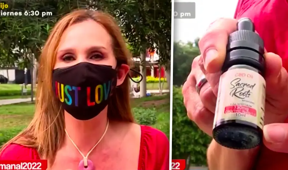 “Poco a poco hemos ido afinando la dosis", precisó Laly Goyzueta sobre su tratamiento con cannabis. Foto: composición GLR/captura Latina