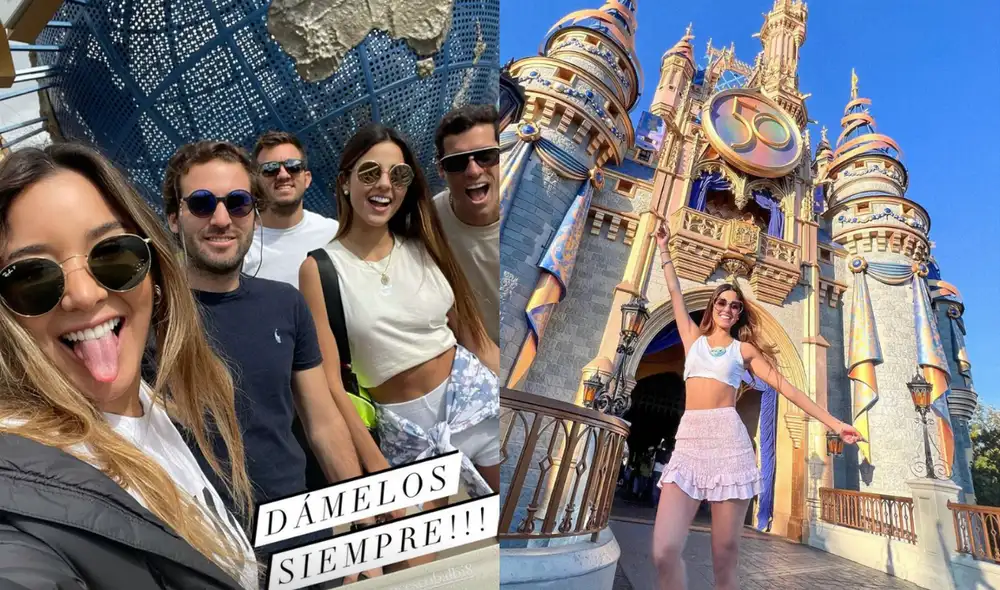 Ale Fuller grabó a Luciana Fuster siendo abrazada por 'Pato' Parodi. Foto: Luciana Fuster/Instagram