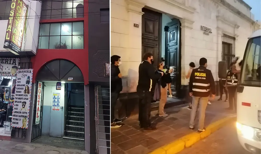 Policía intervino a ciudadanos en avenida Andrés Avelino Cáceres, donde también verificó dos hostales. Foto: PNP Policía intervino a ciudadanos en avenida Andrés Avelino Cáceres, donde también verificó dos hostales. Foto: PNP