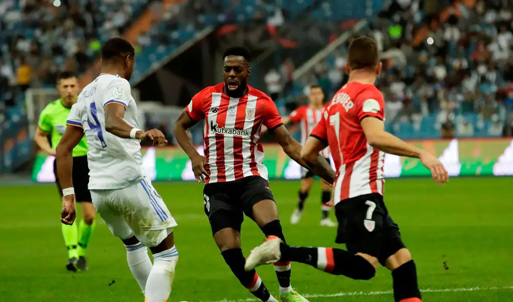 Los merengues se fueron ganando al descanso gracias al tanto de Modric. Foto: EFE Los merengues se fueron ganando al descanso gracias al tanto de Modric. Foto: EFE