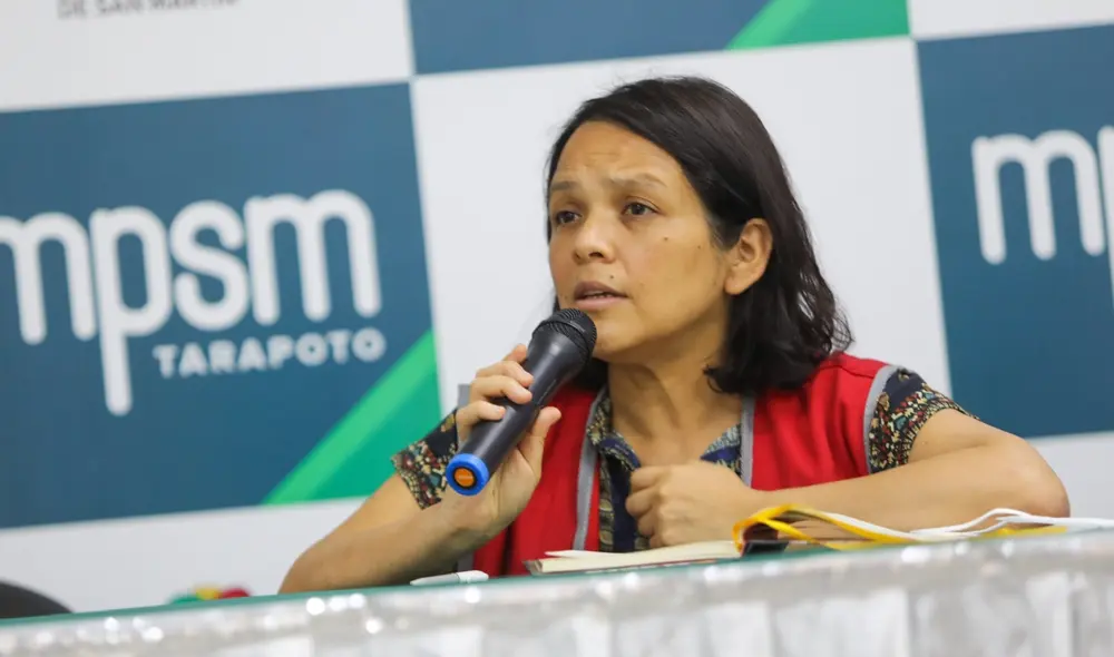 Anahí Durand es ministra de la Mujer y Poblaciones Vulnerables desde el 29 de julio del 2021. Foto: MIMP