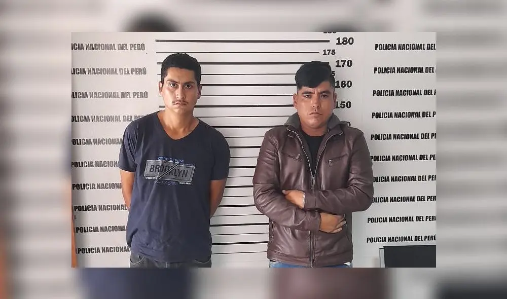 Sujetos fueron detenidos en el kilómetro 593 de la Carretera Panamericana Norte. Foto: PNP