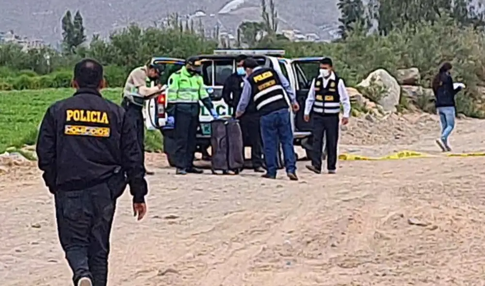 Cuerpo fue hallado por agricultores, quienes luego dieron aviso al Serenazgo y a la Policía. Foto: Captura Epa Noticias