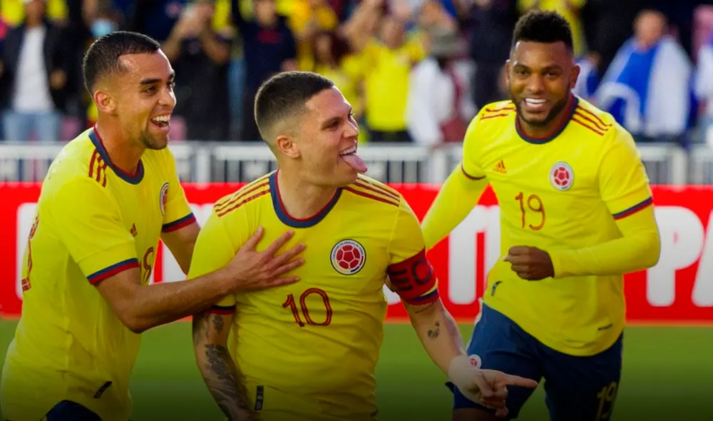 Juan Fernando Quintero anotó el primer tanto del duelo. Foto: Selección Colombiana Juan Fernando Quintero anotó el primer tanto del duelo. Foto: Selección Colombiana
