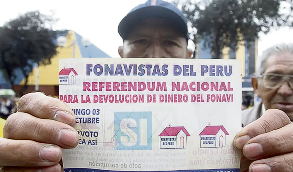 Antecedente. En el 2010, vía referéndum se dispuso la Ley 26625 para la devolución de aportes del Fonavi. Foto: difusión Antecedente. En el 2010, vía referéndum se dispuso la Ley 26625 para la devolución de aportes del Fonavi. Foto: difusión