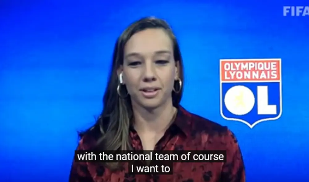 Christiane Endler juega en Lyon desde 2021. Foto: captura The Best