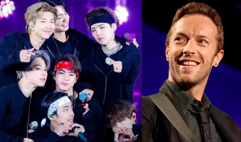 Chris Martin de Coldplay mencionó a BTS en el festival iHeartRadio ALTer EGO 2022. Foto: composición La República/BIGHIT/Glamour MX
