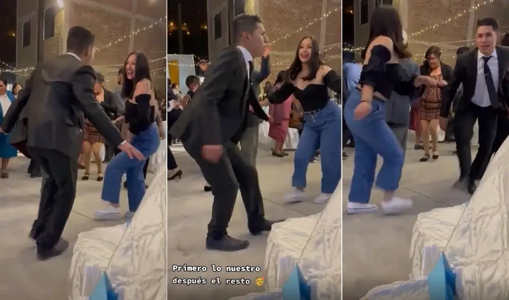 Los usuarios en las redes quedaron maravillados y le pidieron a la joven que realice tutoriales para bailar huayno. Foto: captura de TikTok.