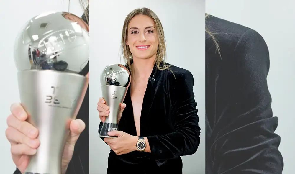 Alexia Putellas también ganó el Balón de Oro y los Globe Soccer Awards. Foto: AFP Alexia Putellas también ganó el Balón de Oro y los Globe Soccer Awards. Foto: AFP