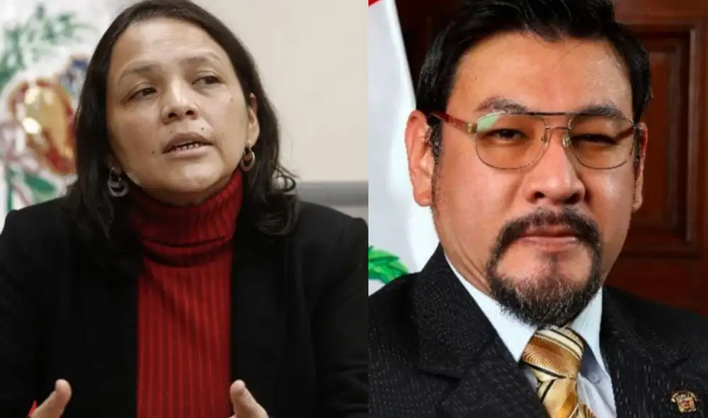 La ministra se pronunció sobre la solicitud del parlamentario en sus redes sociales. Foto: composición/MIMP-Congreso La ministra se pronunció sobre la solicitud del parlamentario en sus redes sociales. Foto: composición/MIMP-Congreso