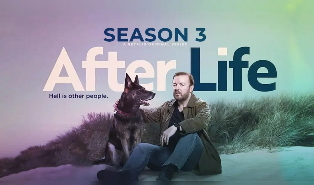 Ricky Gervais se animó a hacer una tercera de After life, pero dejando claro que sería la última de la serie. Foto: Netflix.