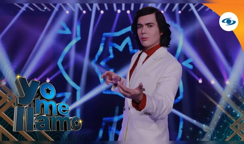 El imitador de Camilo Sesto. Foto: Twitter/Yo me llamo Colombia El imitador de Camilo Sesto. Foto: Twitter/Yo me llamo Colombia