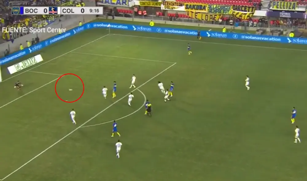 Diego González marcó el primer gol del año de Boca Juniors. Captura: ESPN. Diego González marcó el primer gol del año de Boca Juniors. Captura: ESPN.