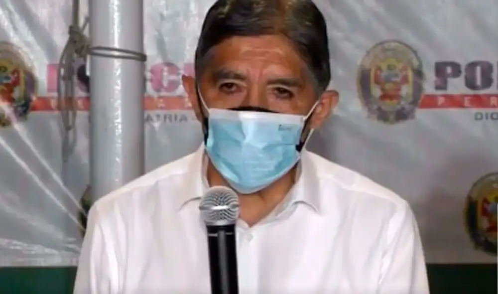 Avelino Guillén realizó el anuncio ante medios de prensa. Foto: captura de TV Perú