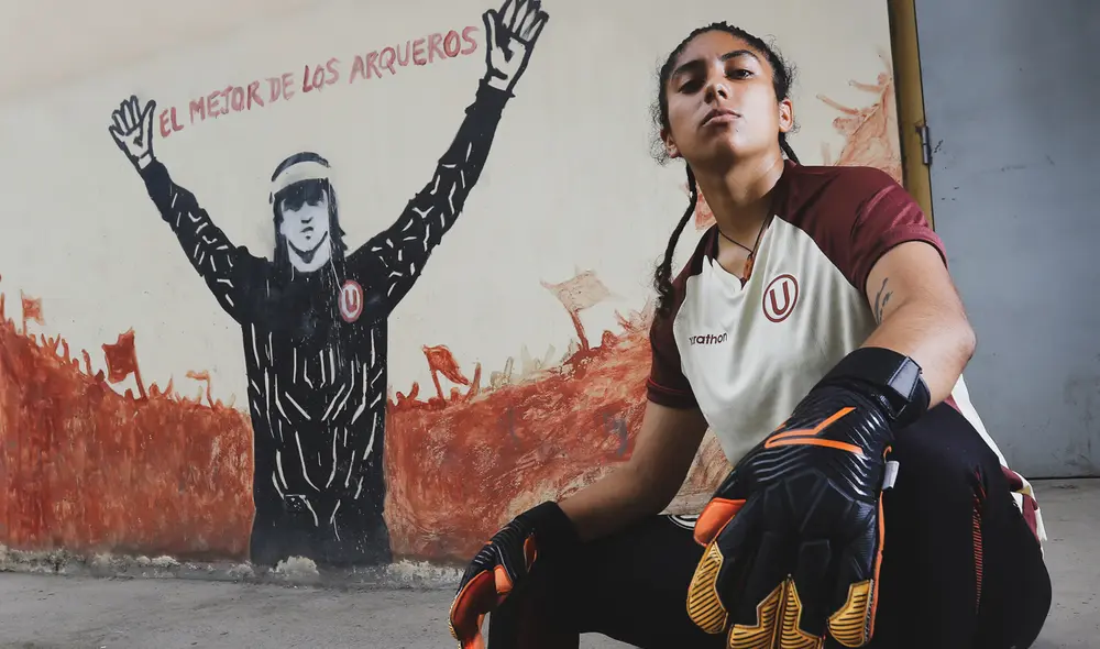 Karla López debutó en 2016 con la 'U' y desarrolló toda su carrera en tienda crema. Foto: Universitario de Deportes