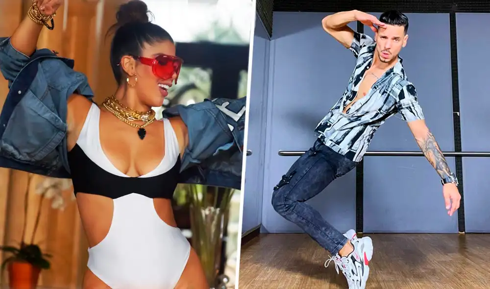 Yahaira Plasencia ha sido acompañada por Anthony Aranda como uno de sus bailarines en múltiples shows. Foto: composición/Instagram/Yahaira Plasencia/Anthony Aranda